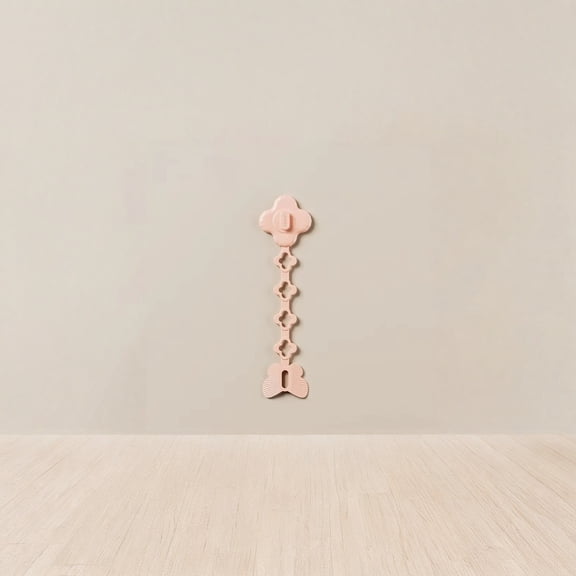 Cable Management Organizer For Kitchen, Power Cord Hanger With Hooks, Electrical Wire Organizer With Clips, 1Pc For Home Appliance Storage (Pink)