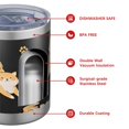thumbnail image 4 of 12oz Tumblers Shiba Inu Vacuum Insulated Stainless Steel Travel Tumbler Cups Mug with Lid and Straw for Beer,Coffee,Beverages with Cleaning Brush for Cold & Hot Drinks, 4 of 5