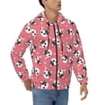 thumbnail image 4 of Zip Up Hoodies for Men - French Bulldog Cute Pink Long Sleeve Comfrt Men'S Fashion Hoodies & Sweatshirts, Jackets for Men Hoodies Pullover Clothing Clothes with Pouch, 4 of 5