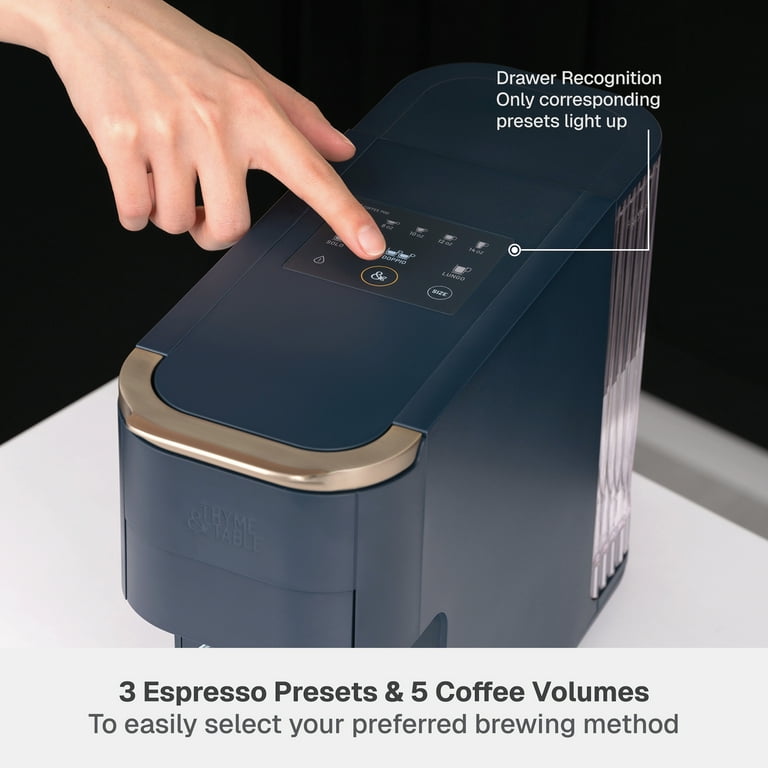 Thyme & Table Universal Capsule Coffee and Espresso Maker, Single