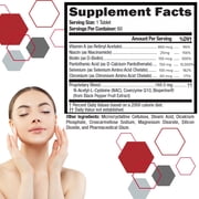 Acnetame 2 Pack 120 Count Clear Skin Supplements Pill- Tablets for Oily Skin, Spots, Blemishes, Sebum Control for Women, Men, Teens