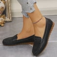 thumbnail image 5 of Women's Business Loafers Work Casual Flats Shoes Lightweight Penny PU Faux Leather Slip On Walking Shoes, 5 of 5