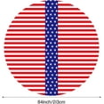 thumbnail image 2 of Tablecloth Plastic American Flag Tablecloths Disposable 4th of July Table Cover for Veterans Memorial Independence Day Patriotic Party Decorations Supplies, 2 of 6