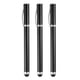 thumbnail image 1 of Bolígrafo de 3 piezas con punta de stylus 2 en 1, bolígrafo de tinta y bolígrafos de stylus de goma de punta fina, negro, 1 of 7