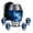 Lighthouse-1, variant on Lighthouse Burial Mini Urn for Human Ashes Adult Man - 3" Decorative Blue Urn for Male & Female