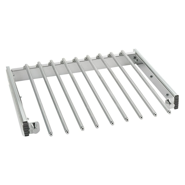 Rev-A-Shelf PSC-1814CR 17.5" Pullout Wire Pant Rack for 9 Pairs, Chrome