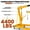 Yellow(61*37*57in)with balancer, variant on 2-Ton Heavy-Duty Alloy Steel Engine Hoist - 1500lbs Folding Picker Crane with 8-Ton Hydraulic Pump, 6 Casters, 6 Adjustable Positions, 61*37*57in for Workshop Use, Red