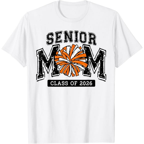 Senior Mom 2026 Cheer Proud Senior Mama Class of 2026 T-Shirt tee
