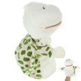 thumbnail image 1 of KAKOWELY Marionetas de mano de tortuga de peluche para niños pequeños, juguete interactivo de tortuga de peluche, 1 of 4