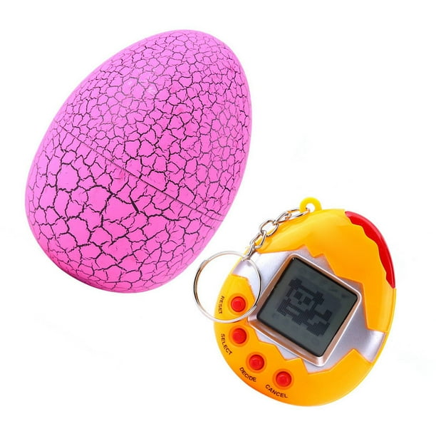 Juego de mascotas portátil, juguetes electrónicos para niños Crack Virtual Pet Digital Pet resistente y duradero