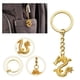thumbnail image 4 of SGACAI Llavero de joyería de moda con diseño de dragón de aleación del zodiaco chino, nuevo llavero M6U9 para coche, 4 of 7