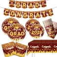 thumbnail image 5 of 2026 Graduation Party decorations, Party Napkins Disposable with Red and Gold decorative designs, Graduation Table decorations 2026 for Grad Party, Graduation 2026 Festive Table, 5 of 7