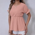thumbnail image 4 of Cilsoka Shirts for Women Graphic Tees Funny Fashion Tops for Women Dressy Summer Tunics for Women 2025 Cotton Plus Size Blouses for Women Dressy Casual My Orders Placed, 4 of 6