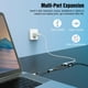 thumbnail image 3 of Adaptador divisor USB C TimoVo USB-C macho a 2 USB-C hembra y 1 USB-A hembra, 3 of 7