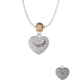 thumbnail image 2 of Delight Jewelry Silvertone Nurses Rock on AB Crystal Heart Mia Monkey Charm Necklace, 2 of 4
