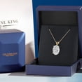 thumbnail image 4 of Gem Stone King 5.00 Cttw 14K Yellow Gold IGI Certified Lab Grown Diamond Pendant Necklace for Women | D-E Color | VS1-VS2 Clarity | With 18 inch Rope Chain, 4 of 6