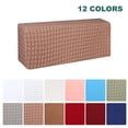 thumbnail image 6 of Uxcell Air Conditioner Cover Indoor AC Cover Knitted Dustproof Dust Covers for Wall Mount Split Air Conditioner Brown 34.6", 6 of 6
