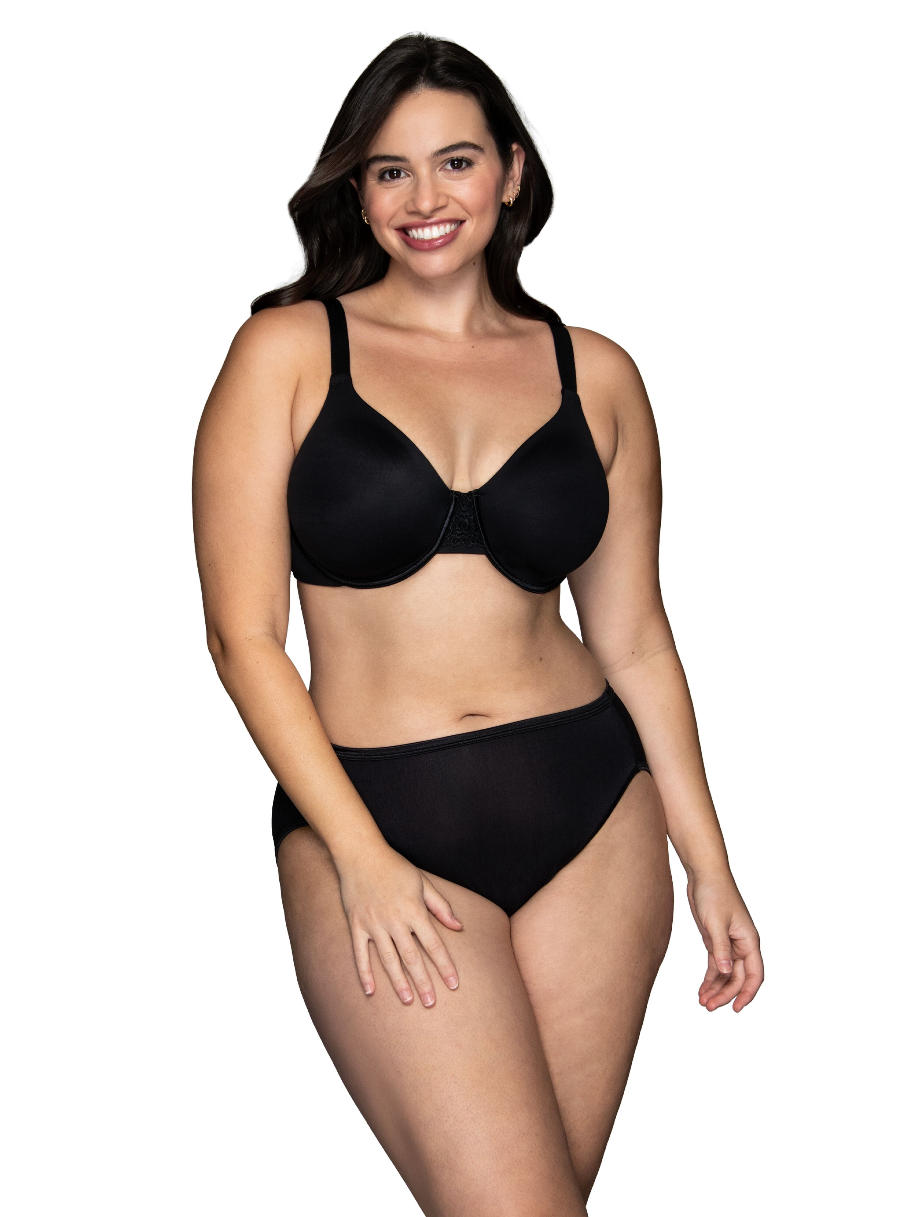 Vanity Fair Lingerie Women's Beauty Back Smoothing Underwire Minimizer Bra, Style 76080