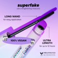 thumbnail image 4 of Lottie London Superfake Mascara, Ultra Lengthening Vegan, 12-Hour Long-Wear, Black, 0.3 fl oz, 4 of 15