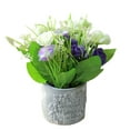 thumbnail image 1 of Capullo de flor falso, núcleo de rosa pequeña, bonsái, decoración de escritorio para fiesta en casa, planta en maceta, flor de seda, planta verde, 1 of 5