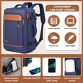 thumbnail image 2 of Joyway 2-Piece Travel Backpack Set Airline-Approved Waterproof Carry-On Luggage with USB Charging Port Comfortable Straps & Matching Toiletry Bag, 2 of 9