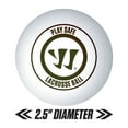 thumbnail image 4 of Warrior Lacrosse 3pk PlaySafe Balls - White - Rubber Recreational and Training Balls in Mesh Bag, 4 of 6