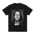 thumbnail image 1 of Lana Del Rey Short Sleeve Pattern T-Shirt Fashion Breathable Cotton T-Shirt--Youyoupin, 1 of 4