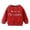 Watermelon Red, variant on Little Boys' Sweatshirt Long Sleeved Crew Neck Pullover Sweatshirt with Letter Print Top Fall Winter Clothes ,Size 8-9T , Red