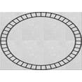 thumbnail image 1 of Ahgly Company Machine Washable Indoor Rectangle Transitional Platinum Gray Area Rugs, 2' x 5', 1 of 7