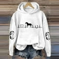thumbnail image 2 of Womens Long Sleeve Hoodies Sweatshirts Winter Fall Sweater Horse Heartbeat Horse Lover Casual Casual Soft Printed Shirt Plus Size Blouses Tops, 2 of 5