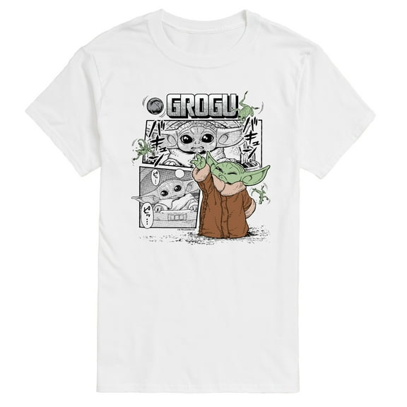 Star Wars - The Mandalorian Grogu Comic - Men's Short Sleeve Graphic T-Shirt