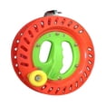 thumbnail image 3 of Carrete de bobinado de pesca, herramientas y bloqueo de rueda de agarre de cuerda - Accesorios rojo Cola Carrete de pesca al aire libre, 3 of 8