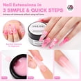 thumbnail image 4 of Kit de decoración de uñas 3D Nail Gel Builder SAVILAND Solid de 6 colores, 4 of 7