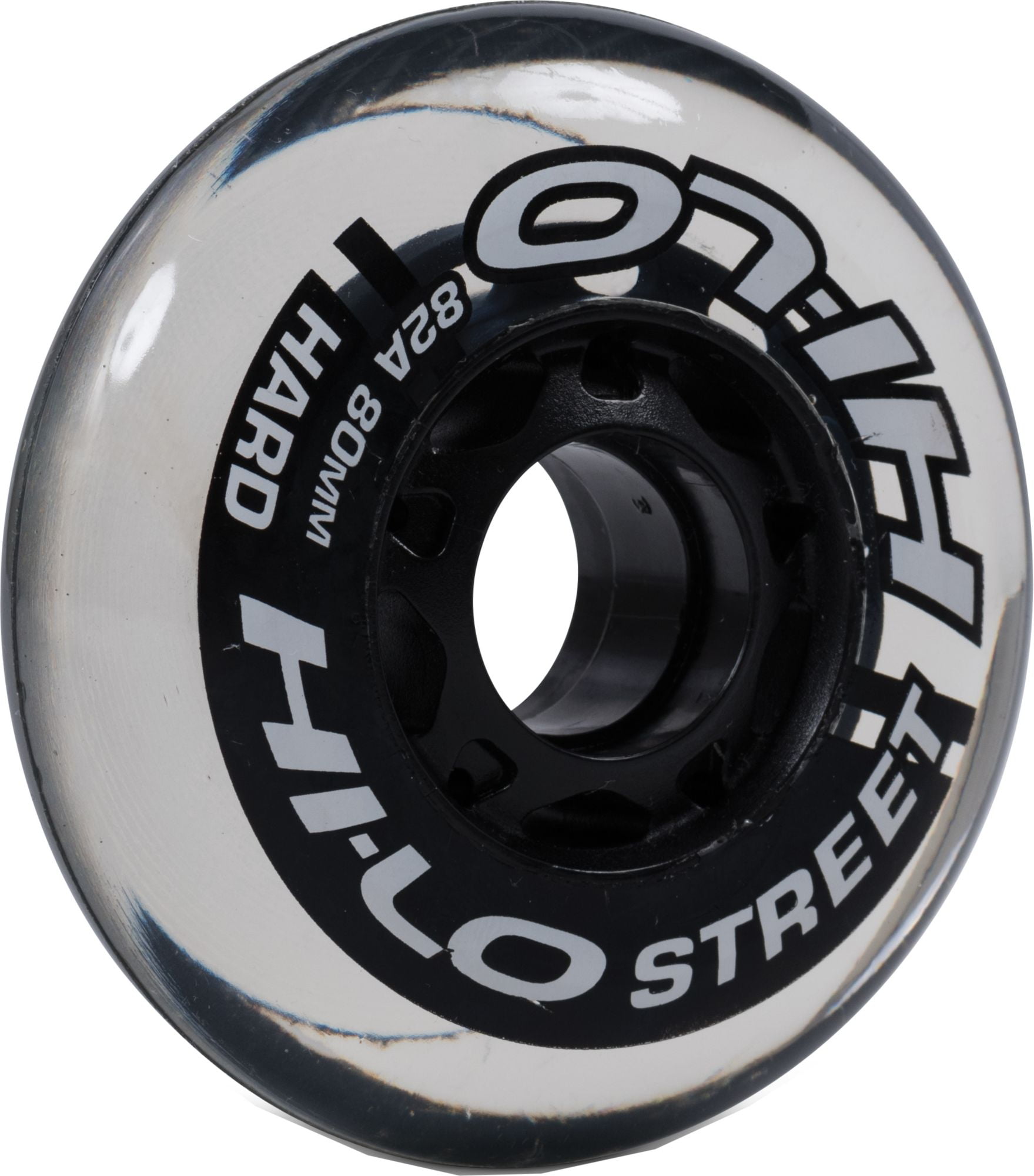 MISSION HOCKEY Hi-Lo Street 82A 4Pk Inline Wheels Clear 80MM