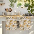 thumbnail image 4 of Vintage Orange Flower Kitchen Towels Set of 1, Farmhouse Botanical Floral Retro Absorbent Dish Towels for Kitchen, Microfiber Hand Towel, Quick Drying Tea Towel for Cleaning Decorative Dishcloths, 4 of 7
