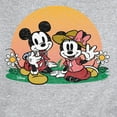 thumbnail image 3 of Disney - Mickey & Friends - Minnie & Mickey Enjoy the Sunset - Men's Crew Neck Fleece Pullover, 3 of 5