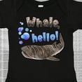 thumbnail image 4 of Inktastic Whale, Hello Cute Whale Shark with Bubbles Boys or Girls Baby Bodysuit, 4 of 5