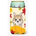 thumbnail image 1 of Caroline's Treasures BB2057TBC Chihuahua Thanksgiving Tall Boy Hugger Koozie, multicolor Caroline's Treasures BB2057TBC, 1 of 1