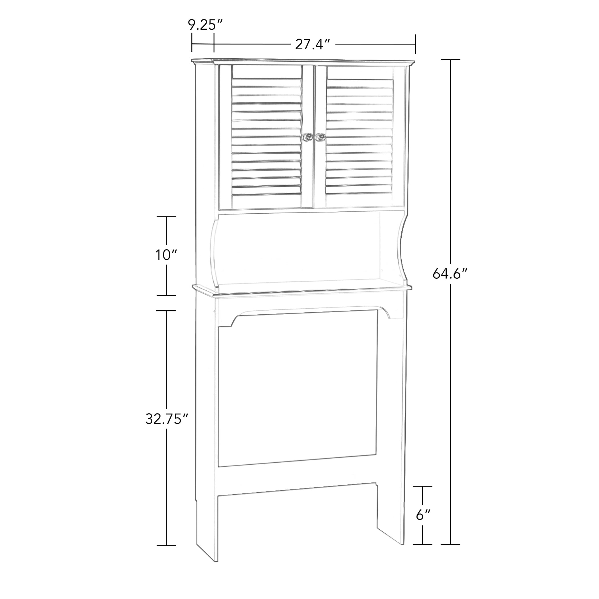 RiverRidge Ellsworth Collection - Spacesaver - White