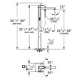 thumbnail image 2 of Grohe 23 672 1 Eurocube Floor Mounted Tub Filler - Chrome, 2 of 3