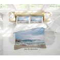thumbnail image 1 of 3D Cielo Montaña Playa Paisaje Funda nórdica Set Ropa de cama Set Funda nórdica, 1 of 3