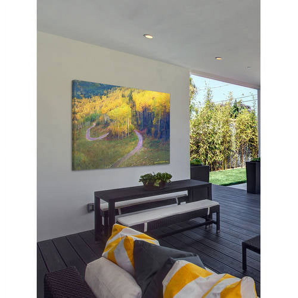 "Old Pass Road" Painting Print on Wrapped Canvas