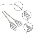 thumbnail image 6 of MERILER Halloween Skeleton Hand Stirring Spoons - Set of 2 for Food Service and Spooky Outdoor Venue Garden Decoration, 6 of 6