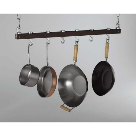 Concept Housewares Dual-track Espresso 36-inch Kitchen Ceiling