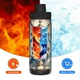 thumbnail image 5 of Pofeuu Exotic Blue Cat Print 18oz Sports Insulated Kettle Stainless Steel Vacuum Water Bottle Leakproof Sport Flask, 5 of 7