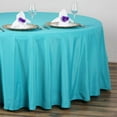 thumbnail image 5 of BalsaCircle 10 Pieces 108" Turquoise Round Polyester Tablecloths Fabric Table Cover Linens, 5 of 5