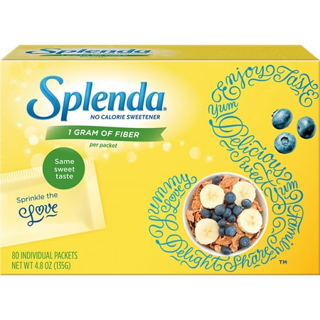 (160 Packets) Splenda Fiber No-Calorie Sweetener