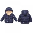 thumbnail image 3 of Toddler Baby Hooded Down Jacket Boys Girls Kids Thicken Warm Winter Coat Outerwear 2-6T, 3 of 8