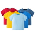 thumbnail image 2 of Nmmacb T-Shirt Garçon Été Col à Revers Manches Courtes Couleur Unie Taille 1-8 Ans, 2 of 8