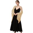 thumbnail image 3 of ORUYROP Châle Foulard Enveloppements Doux Chiffon Dentelle Pashmina pour Robes de Soirée pour occasions Formelles, 3 of 6